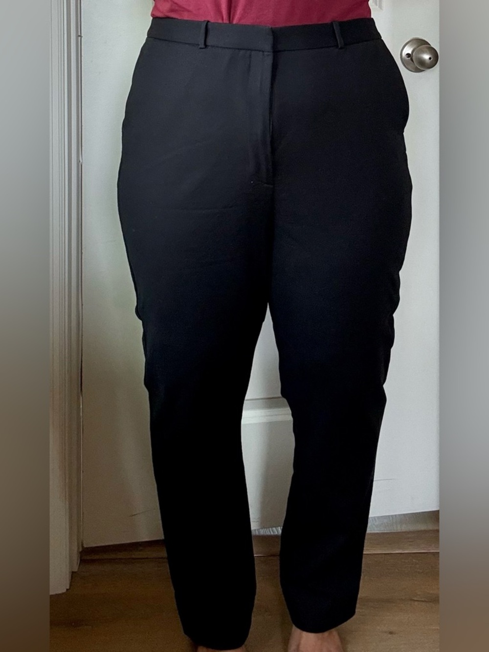 Donna Karan Black Slim Dress Pants